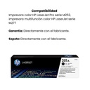 Cartucho Original de Tóner Hp 201A Negro, 1.420 Páginas