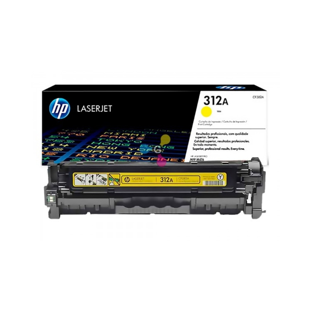 HP 312A Yellow LaserJet Toner Cartridge       