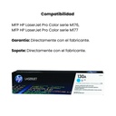 Cartucho Original de Tóner HP 130a Cian, 1.000 Páginas