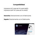 Cartucho de Tóner HP Original LaserJet 26A Negro 