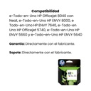 Cartucho Original De Tinta HP 62XL Tricolor De Alto Rendimiento 415 Páginas 11.5 ml