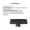 Combo De Teclado + Mouse Alámbrico Star Tec ST-CB-81 - Negro