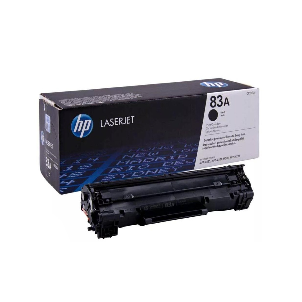 Cartucho Original De Tóner Hp 83A Negro Dual, 1.500 Páginas