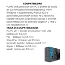 Diadema Gamer Logitech G433 7.1 Negra