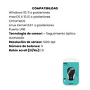 Mini Mouse Inalámbrico Logitech M187 LAT- - Negro