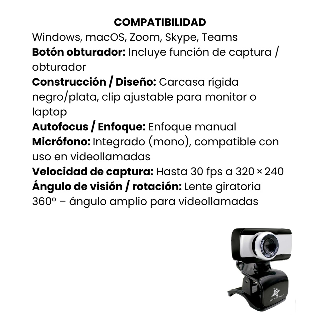 Camara Web Star Tec St-Hc-71