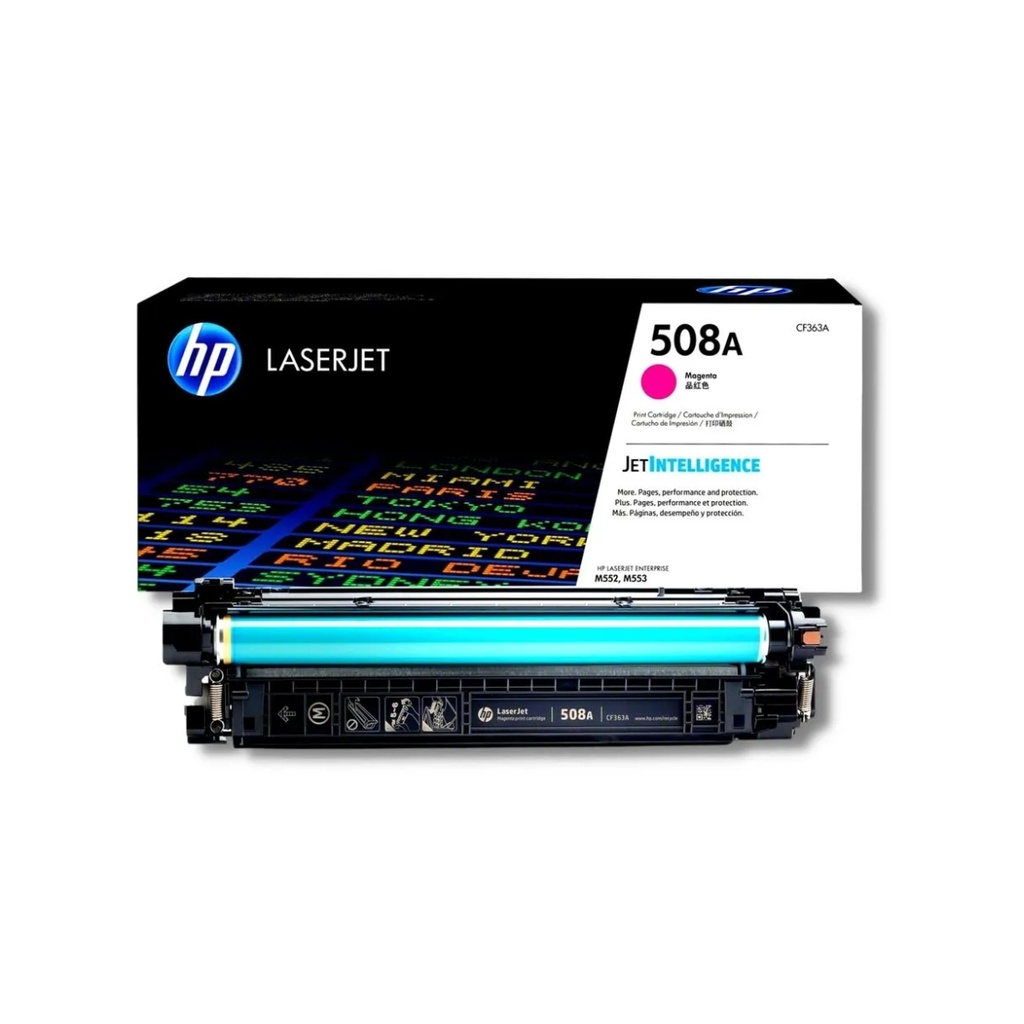 Tóner HP 508A Magenta - Rendimiento Estánda