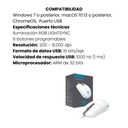 Mouse Gamer Logitech G203 USB Blanco