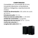 Parlante Genius SP HF 180 USB 6W  - Negro