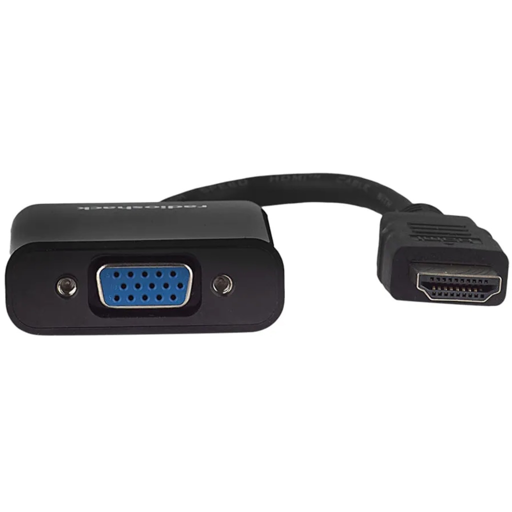 Adaptador HDMI A VGA OT5165 Color Negro