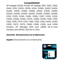 Cartucho Original de tinta HP 21 Negro, 190 Páginas, 5 ml