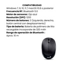 Mouse Genius Bluetooth 4.0, recargable NX-9000BT iron gray