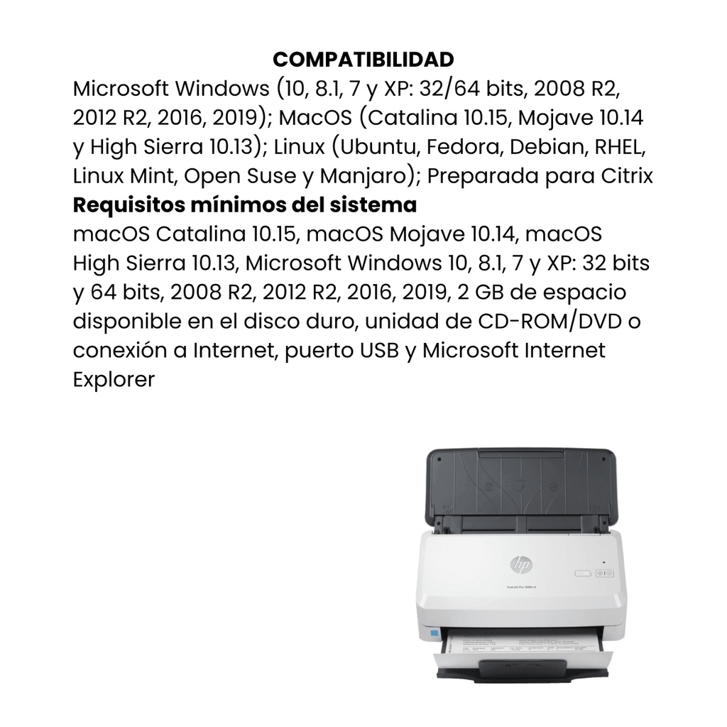 Escaner Hp ScanJet Pro 3000 S4