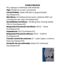 Diadema STAR TEC USB Monoaural Con Micrófono Negro