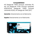 Cartucho Original De Tinta Hp 730 Cian, 300 Ml