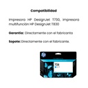 Cartucho Original De Tinta Hp 728 Cian, 130ml