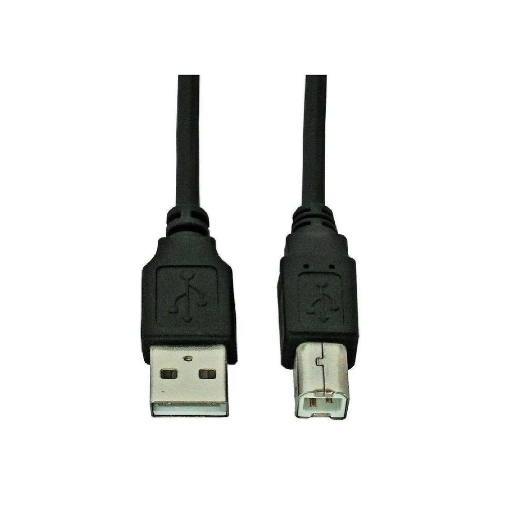 Cable Usb 2.0 De 1,8 mts Para Impresora Negro