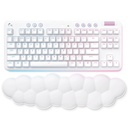 Teclado Mecánico Inalámbrico Logitech G715 RGB Lightsync Color Blanco