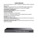 Switch Smart Gigabit JetStream Tp-link TL-SG2428P 24 Port Negro
