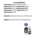 Botella Original De Tinta Epson 504 Negro, 7.500 Páginas, 120 Ml