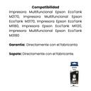 Botella Original de tinta Epson T534120-AL Negro, 6.000 Páginas, 120 ml