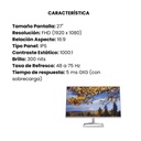 Monitor HP M27f FHD de 27" Gris