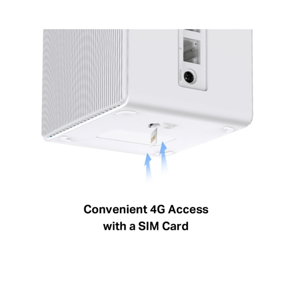 Router with N300 4G LTE Wi-Fi 150Mbps Modem & SIM Plug and Play