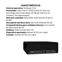 Computador De Escritorio Hp Pro 400 G9 Intel Core i7 16GB Ram SSD 512GB W11 Pro Negro