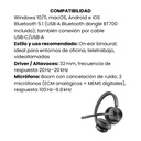 Auriculares Voyager USB-A Poly 4320 Gris