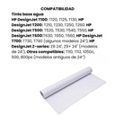 Rollo De Papel Bond Para Plotter 75GR De 61 X 50 Mtr