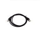 Cable Usb 2.0 De 1,8 mts Para Impresora Negro