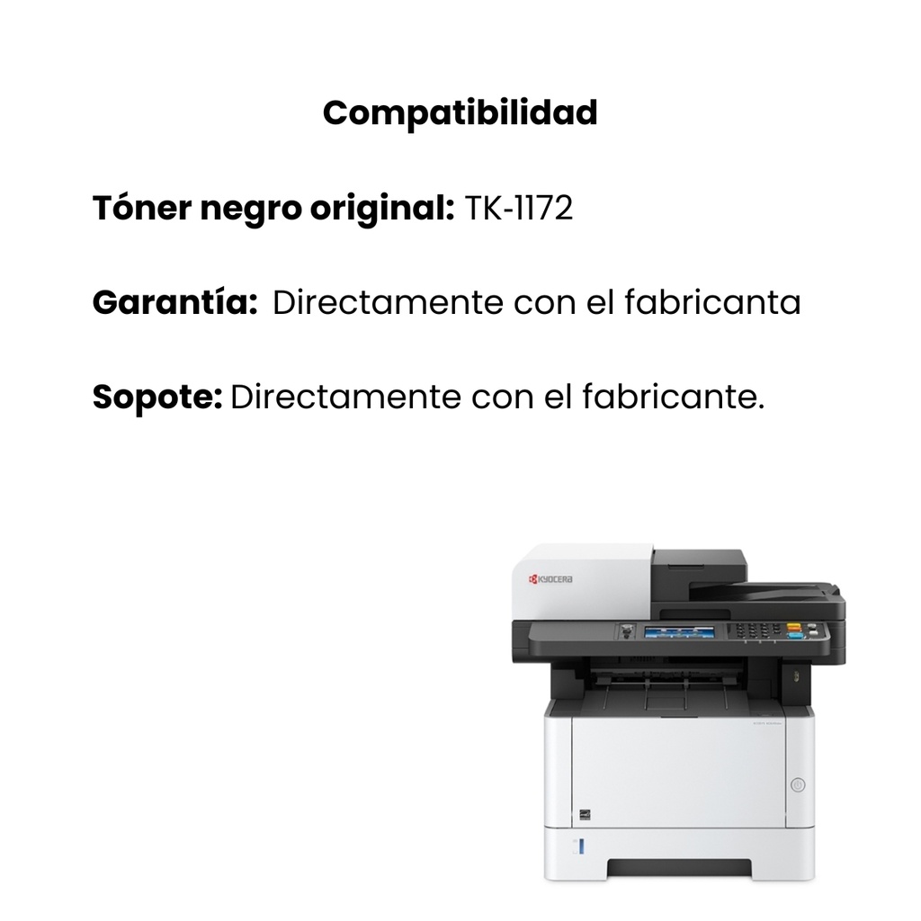 Impresora Multifuncional Kyocera ECOSYS M2640idw Blanca