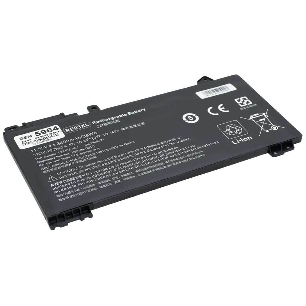 Batería OEM Para Portátil HP RE03XL