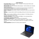Portatil Lenovo Thinkpad E14 G5, AMD Ryzen 7 7730U Ram16GB  SSD 512GB Win 11 pro Negro 
