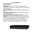 Desktop HP Pro Mini 400 G9 Intel Core i7-14700T 16GB SSD 512GB W11 - Negro
