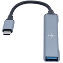 Hub Follow Me USB C 3.0 4 Puertos Delgado