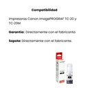 Tinta Canon PFI-050 BK Pigmentada Negro Tank 70ml
