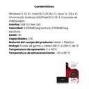 UNIDAD SOLIDA PORTABLE KINGSTON SSD XS1000 EXTERNA 2TB USB 3.2 GEN 2 - NEGRO
