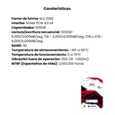 UNIDAD DE ESTADO SOLIDO SSD KINGSTON 500G NV3 M.2 2280 PCIE 4.0 NVME