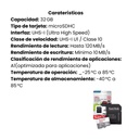 Memoria Micro SD Sandisk Ultra Class10-32Gb