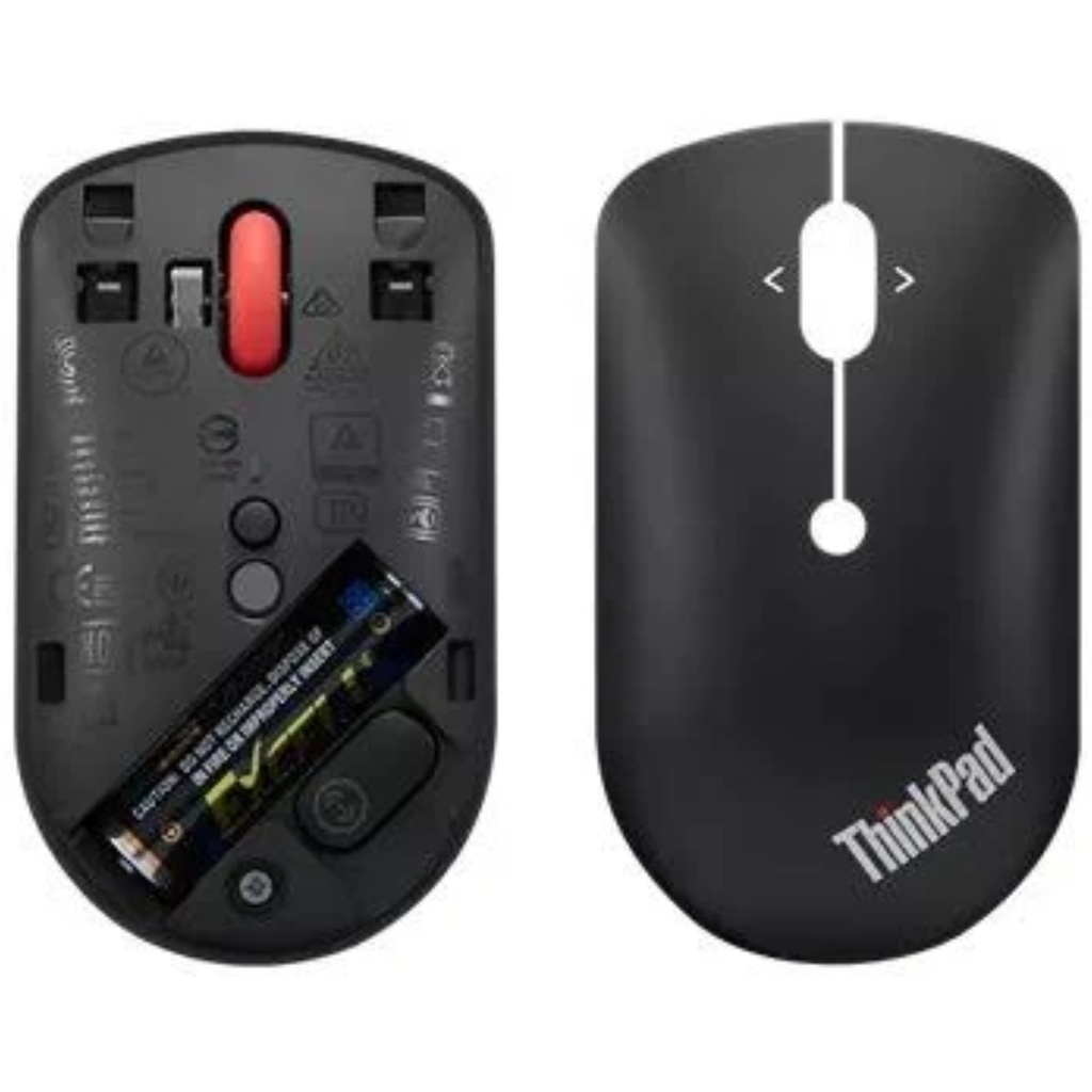 Mouse Inalámbrico Lenovo Compacto USB-C ThinkPad Color Negro 