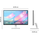 Monitor LG Ultrafine 27" 27US500 IPS 4K UHD Plano Color Blanco 