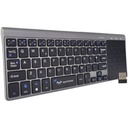 Teclado Inalámbrico Wattana W-T10 Con Touchpad Color Negro 