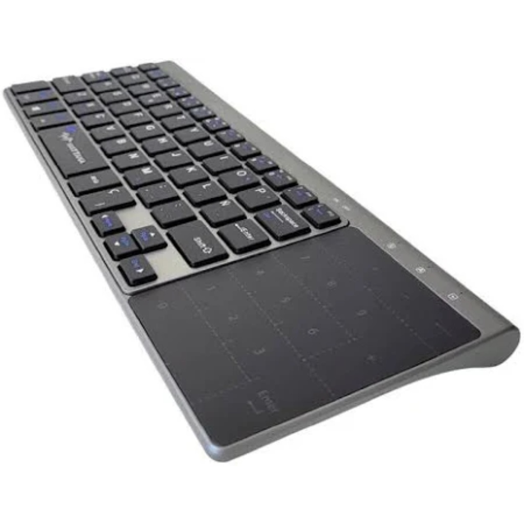 Teclado Inalámbrico Wattana W-T10 Con Touchpad Color Negro 
