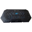Base Refrigerante Gamer Wattana W-BR10 6 Ventiladores RGB Color Negro 
