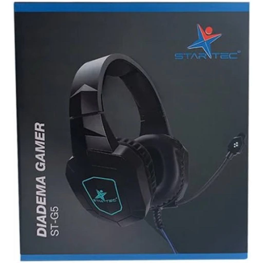 Audífonos Diadema Gamer Wattana St-G5 Usb Color Negro
