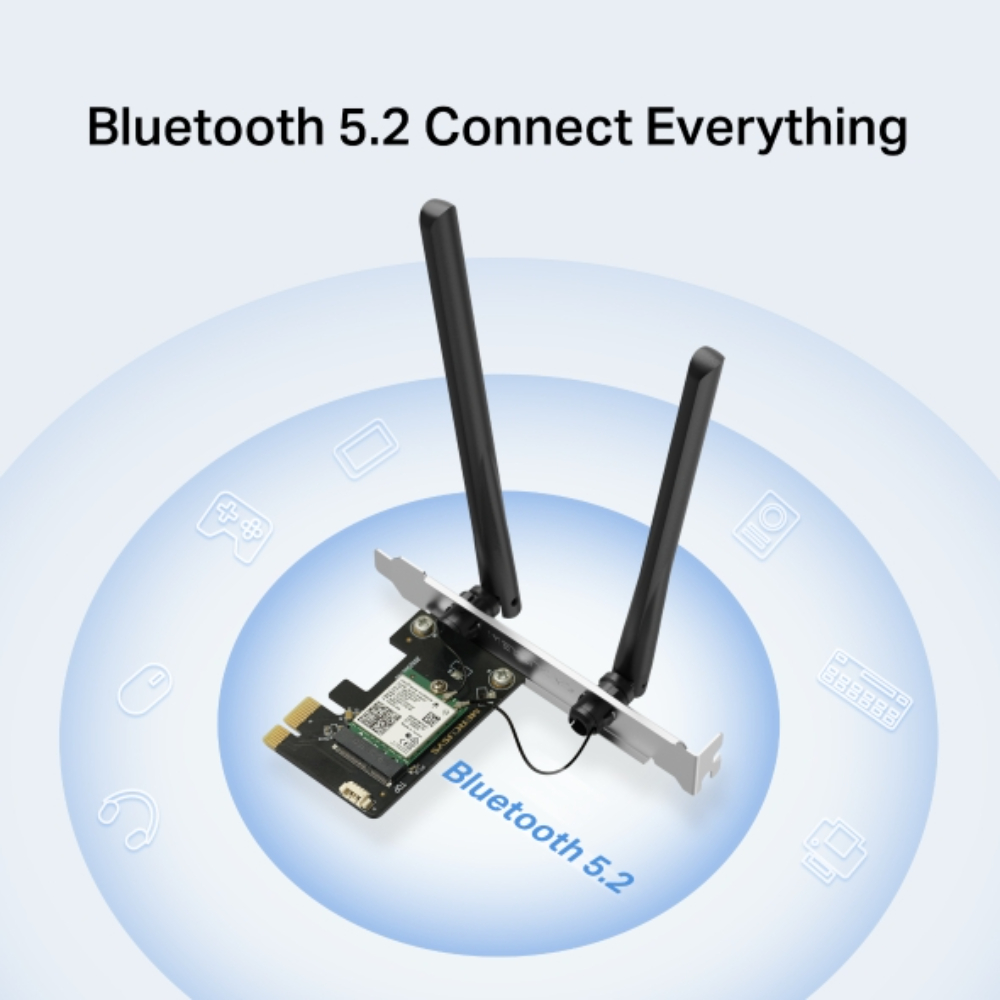 Additional Image for Adaptador de red MERCUSYS PCIe AX3000 Wi-Fi 6 Bluetooth 5.2