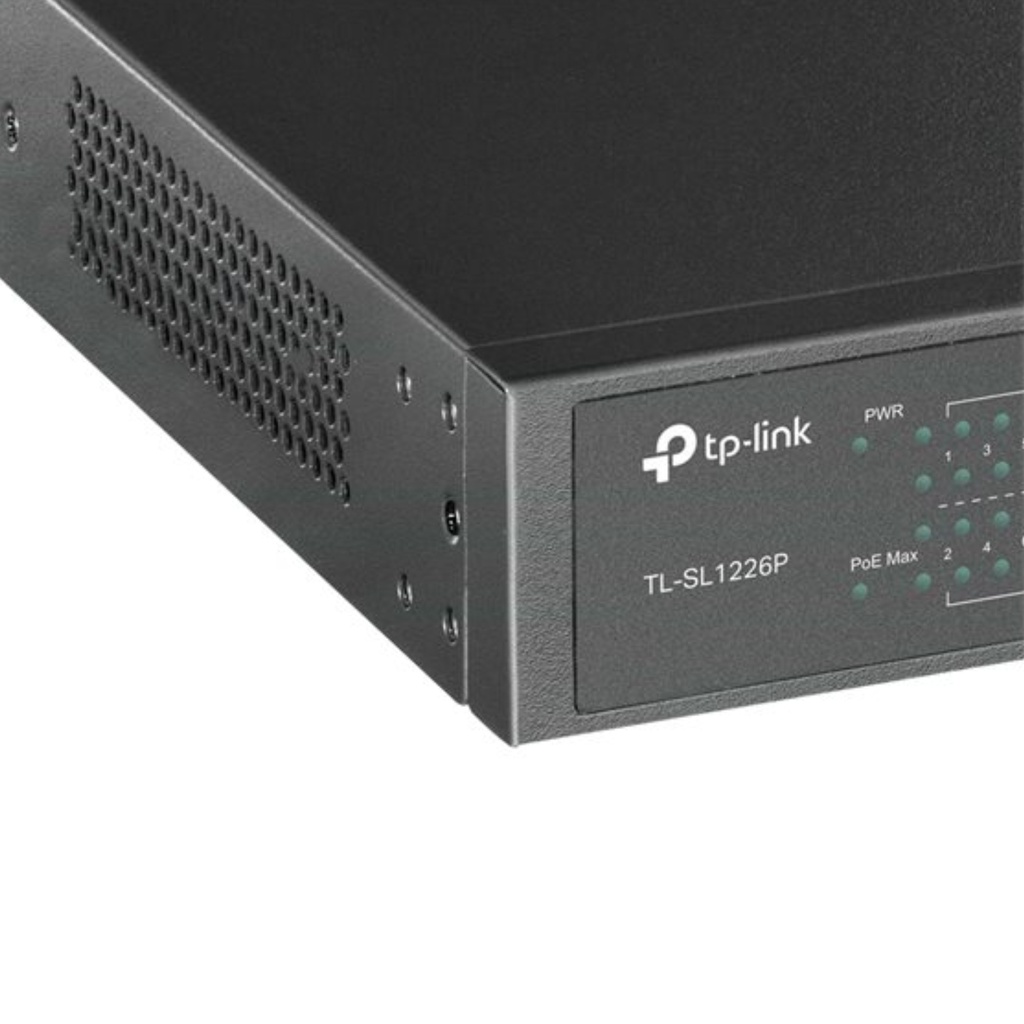 Switch TP-LINK 24 Puertos 10/100Mbps+2-Port Gigabit PoE+No Gestionable Color Negro