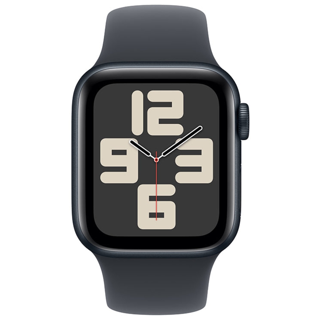 Apple Watch SE GPS 40mm Midnight Aluminium Case with Midnight Sport Band - S/M
