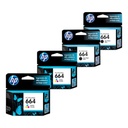 Kit Cartuchos De Tinta HP 664 Original 2 Color Negro Y 2 Tricolor